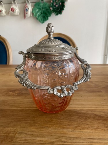 Pot biscuit ancien - pot,