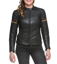 BLOUSON MOTO RETRO en CUIR