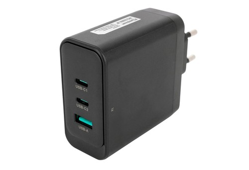 100w port gan fast charger - 3-port,
