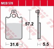 PLAQUETTES DE FREIN YAMAHA DT 50 R (96-01)