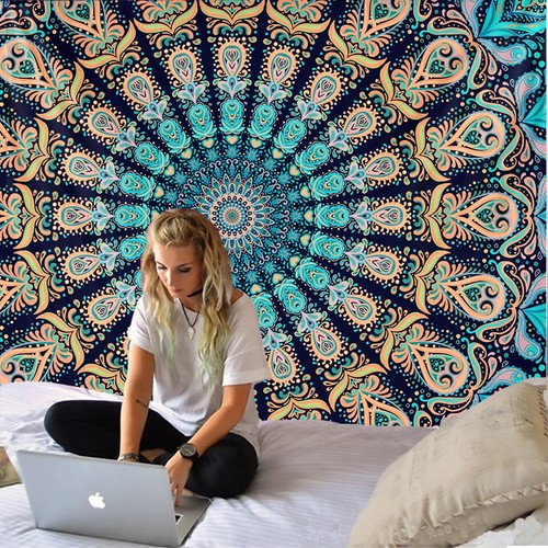 Mandala tapestry wall - mandala, hanging