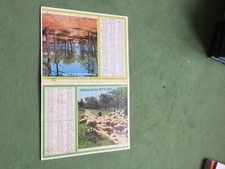CALENDRIER ALMANACH PTT 1973 oberthur  moutons arcahon calvados  dep 58 nievre