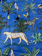 Tissu imprimé à la main en