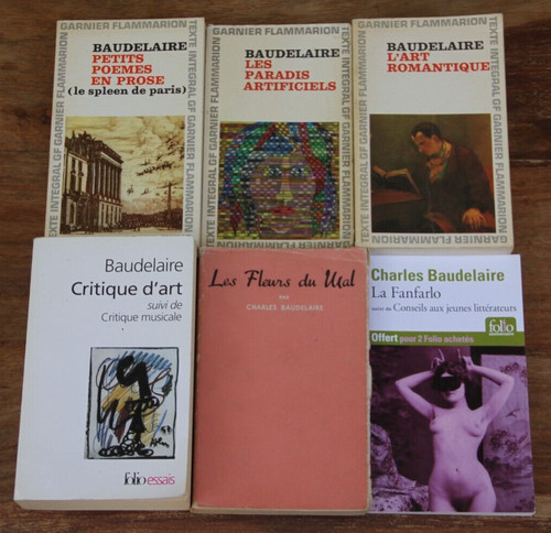 Charles baudelaire lot de 6 - baudelaire,