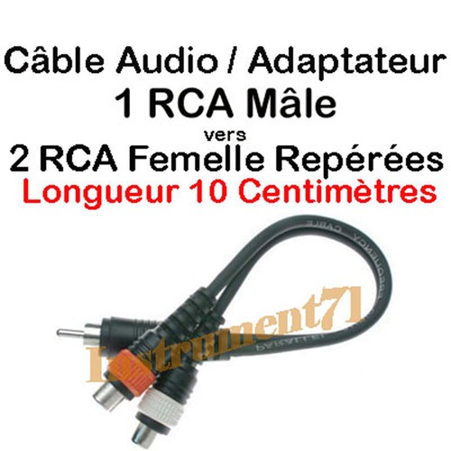 Câble rca femelle - câble,