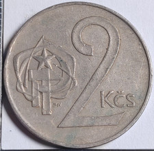 2 Koruny 1974 Czechoslovakia -