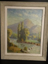 Superbe Tableau Rivière et