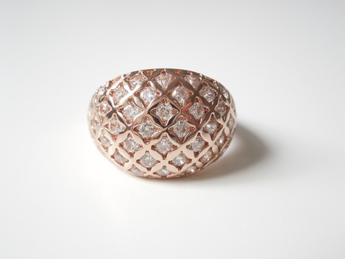Anneau inox rosé doré - anneau,