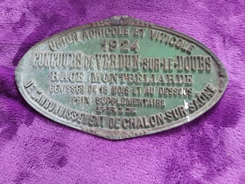 Ancienne plaque concours - ancienne,