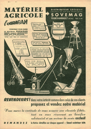 Publicité ancienne abreuvoir