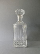 flacon, carafe à Whisky modèle Villandry, Cristal d'Arques, Made in France