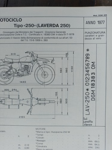Laverda chott 250 1977 temps - laverda,