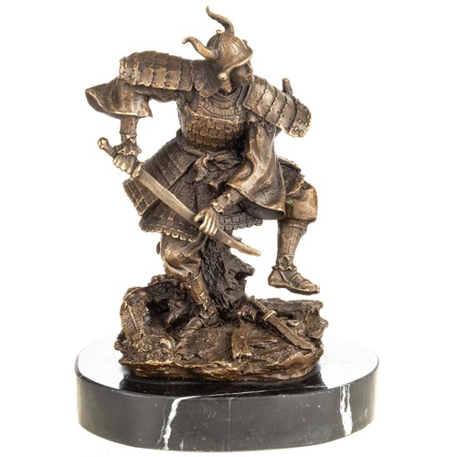 Sculpture samourai en - sculpture,