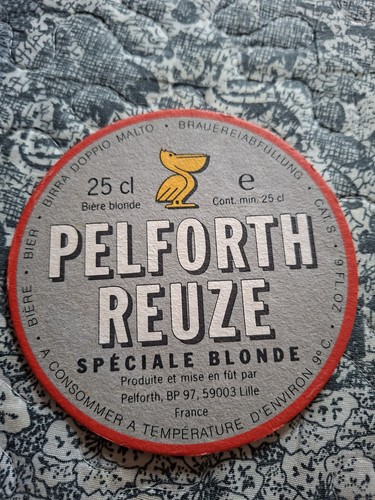 Sous bock bière pelforth - bière,