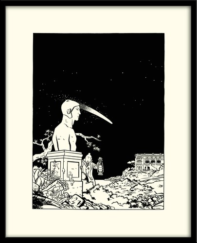Chaland serigraphie comete - serigraphie,