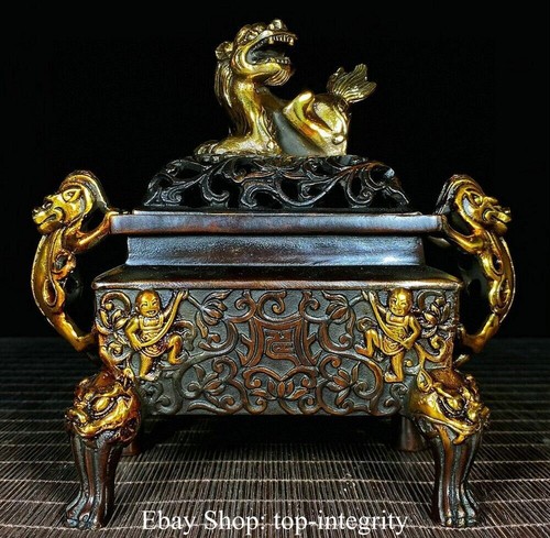 Marked old bronze gilt - marked,