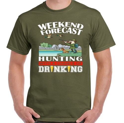 Chasse shirt hommes - t-shirt,
