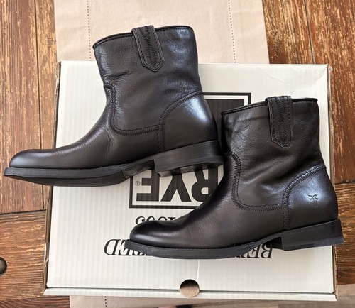 Frye black leather boots - leather,