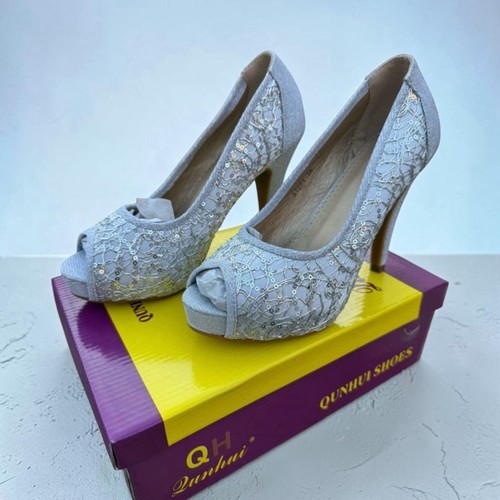 Escarpins argentés dunhui - qh,
