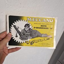 MECCANO  manuel