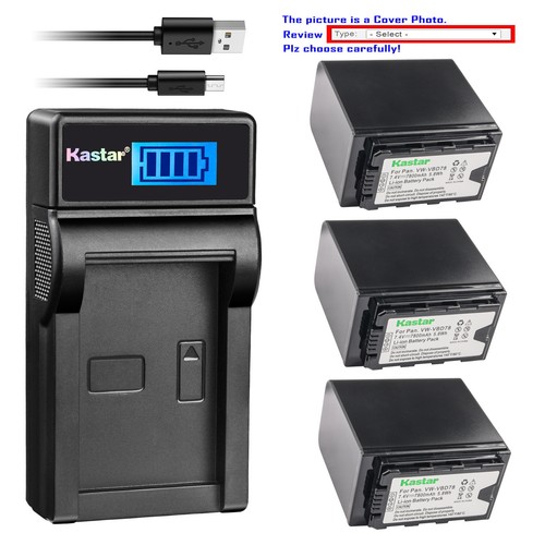 Kastar battery lcd - battery, usb