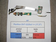 Platine USB & JACKS pour HP Pavilion DV7-2220sf (2000)