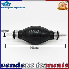 10MM POMPETTE POIRE D'AMORCAGE POMPE CARBURANT GASOIL ESSENCE DIESEL CLAPETTE FR