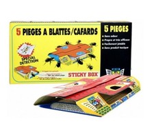 Lot de 5 pièges à Cafards et