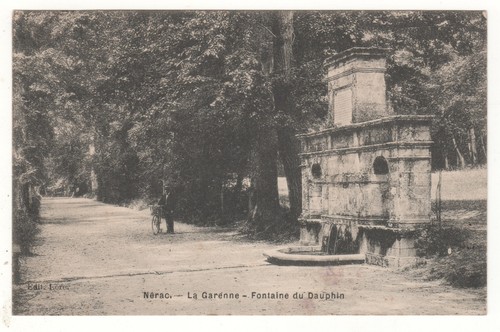 Cpa nérac la garenne - -, :