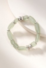 Stella & Dot Brix Stretch Bracelet - Mint - New With Box