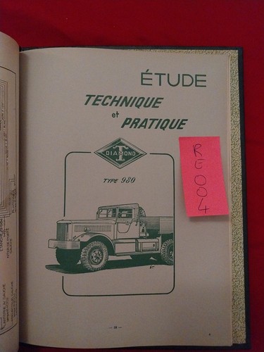 Revue technique diamond - diamond, t