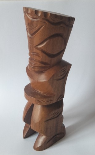 Statue sculpture tiki bois - tiki, en