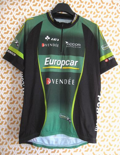 Maillot cycliste europcar - cycliste,