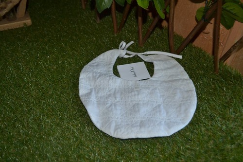 Bavoir neuf blanc baby - blanc, dior