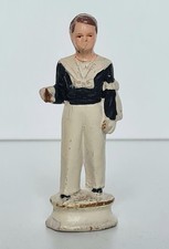 Sujet en platre peint jeune homme en tenue de communion Religieux des années 50