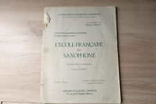 L’ ÉCOLE FRANÇAISE DU SAXOPHONE / MÉTHODE MODERNE VOLUME 1