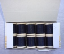 Boite de 10 bobines de fil métallisé DMC  - coloris NOIR