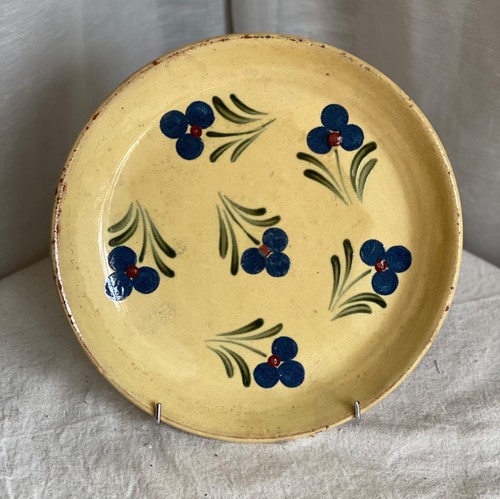 Assiette terre vernissée - assiette,