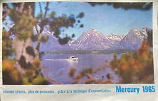 Bateaux - Catalogue Mercury - Moteurs Hors-Bord - 1965 - Rare !