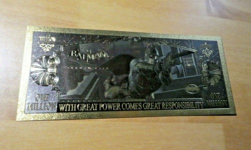 Batman gold billet - batman,
