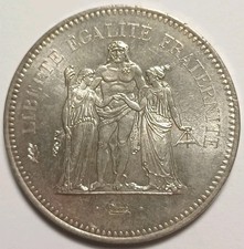 PIÈCE DE 50 FRANCS EN ARGENT