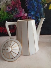 Petite cafetière  Art Déco en porcelaine de Limoges - jean Chaput