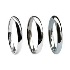 2mm 18ct or Blanc Escarpin Confort Mariage Anneaux GB Hm Moyen Lourd X Bandeau