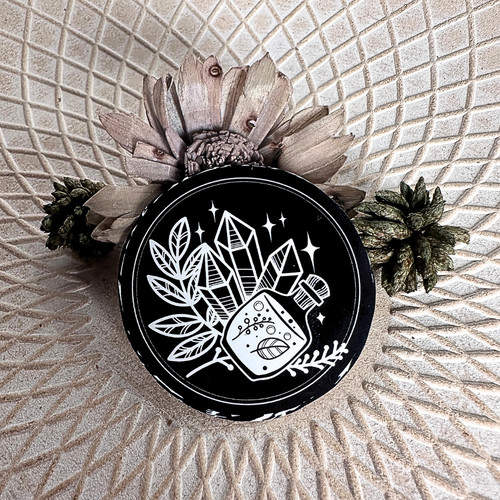 Stickers noir joyaux - -,