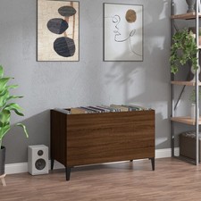 Armoire à Disques Meuble de Rangement pour Vinyles Bois d'Ingénierie vidaXL