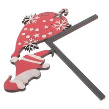  Cadre de porte de Noël Décor du Père Noël Décoration de fenêtre de porte de