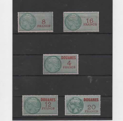 Fiscaux douanes neufs cote - fiscaux,