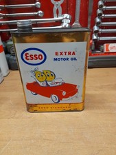 ancien bidon huile vide esso