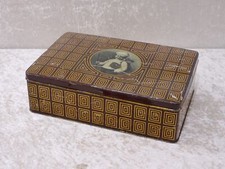 Boîte En Fer Chocolat Kakao Rüger Hansi Antique Dresden Vintage - Publicité