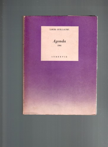 Poesie louis guillaume agenda - poesie/louis, guillaume/agenda